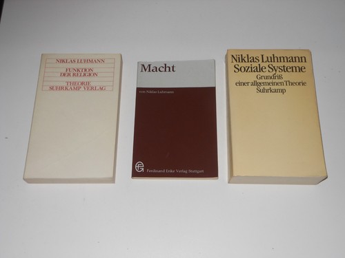 Niklas luhmann bücher - niklas,