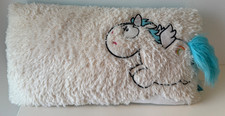 Nici Kissen Einhorn Rainbow Flair 43 x 25 cm Stofftier Kuscheltier türkis weiß