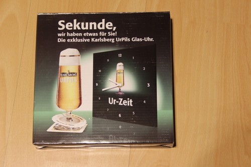 Werbegeschenk karlsberg uhr - werbegeschenk,
