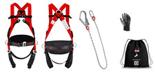 PROFI Auffanggurt + Halteseil