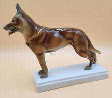 Porzellanfigur Schäferhund Schwarzburger Werkstätten, U 1289, Arno Zauche Weimar