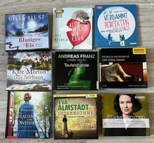 Hörbuch Sammlung 9 x Hörbücher Konvolut, Paket Unterhaltung Krimi Spannung  