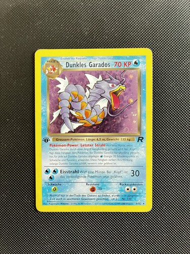 Pokémon karte dunkles - karte, garados