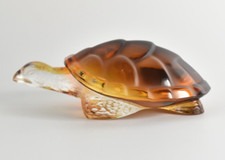 Lalique France Briefbeschwerer Schildkröte Turtle Glas Figur