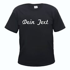 Herren T-Shirt Wunschtext mit