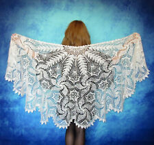 Gestrickter Ziegenflaum Schal Orenburger Schal Pelerina Strick Stola Handmade