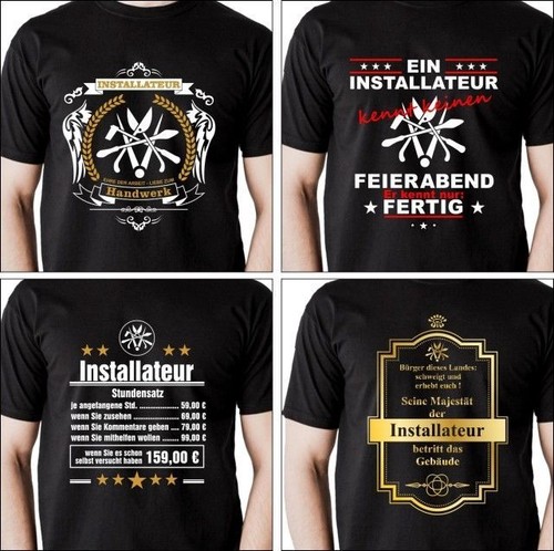 Zunft installateur shirt - zunft, t-shirt