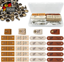 40 Stück Leder Handmade