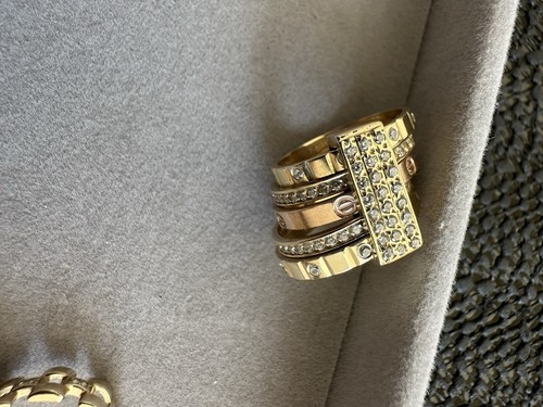 Karat goldring 585au ring - 14,