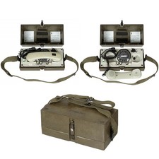 Original BW Bundeswehr Feldtelefon gebraucht Feld Fernsprecher Ackerschnacker