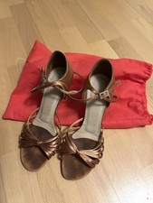 Tanzschuhe Satin Tan Latein Gr