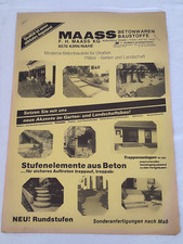 Aus einer Auflösung: Maas Betonwaren Baustoffe Katalog