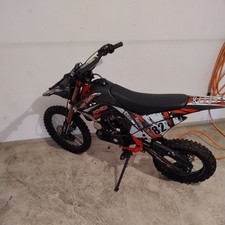 Dirt Bike 125ccm  Cross Bike KXD  4 Takt 4 Gang E-Start 17/14 Rot Schwarz 