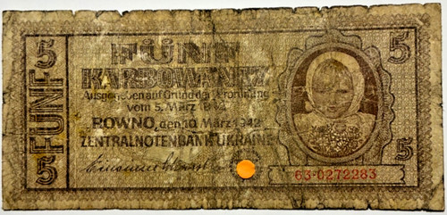 Karbowanez 1942 ukraine - 5,