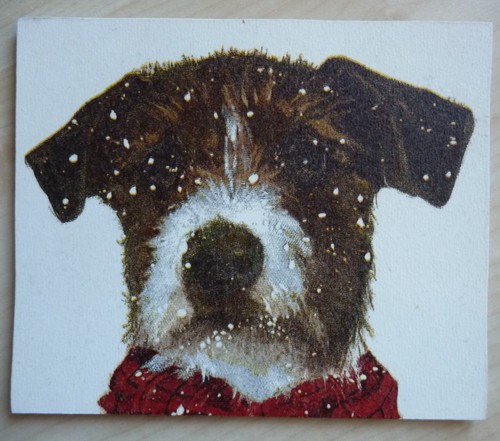 Deko hdf hunde tiere - -, winter