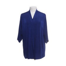 L'Impossible, Twinset, Größe: M, Acetat/Elasthan, Blau, Einfarbig #ZuX