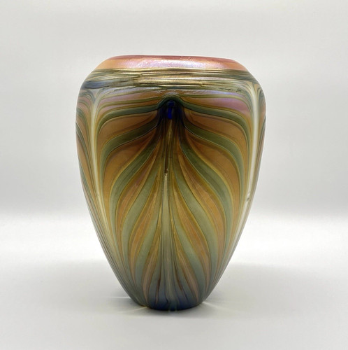 Antike jugendstil glas vase - antike,