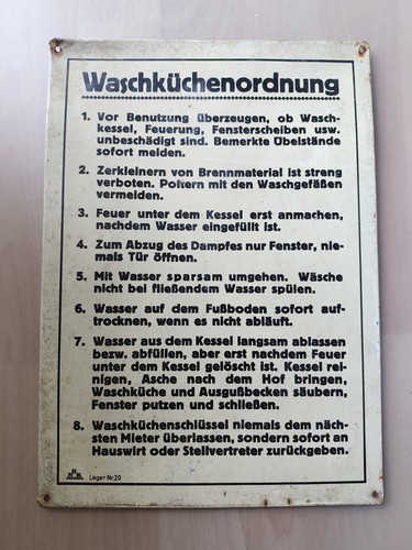 Original altes blechschild - original,