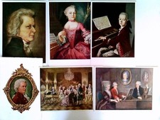Mozart,  versch. Portraits, Am