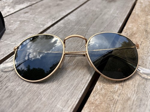 Ray ban round legend - gold, matt