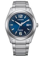 Citizen AW1641-81L Herrenuhr Titan Eco Drive silber