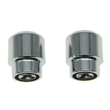 2x KAISH Chrome Barrel Switch