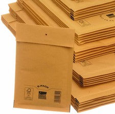 A1 Luftpolstertaschen Versandtaschen EPACK A/1 Braun 120×175 Luftpolsterumschlag
