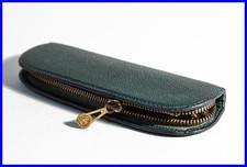 1950s grünes weiches Leder