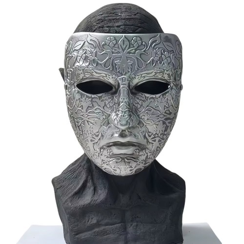 König baldwin maske silber - maske,