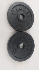 2 Hantelscheiben je 2,5kg von Hammer Schwarz