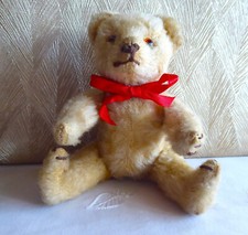 MOHAIR TEDDYBÄR  17 cm groß