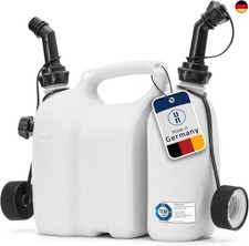 hünersdorff Doppelkanister/Kombikanister für Kraftstoff und Öl mit 2 Ab