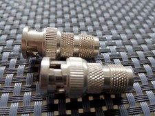 2x BNC-STECKER auf TNC-KUPPLUNG hochfrequenzfest, top-Qualität, verlustarm