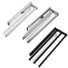 Handtuchhalter TED ausziehbar Alu Auszug Wand Badezimmer Handtuchstange SOTECH