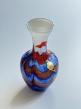 Vase Vintage Opaline Glas