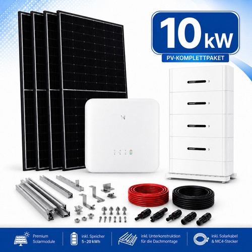 10kw solaranlage komplettset - solaranlage,