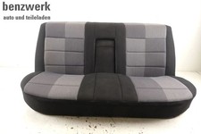 Mercedes W126 ORIGINAL Rücksitzbank mit Bezugstoff in Recaro-Optik✔️