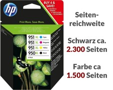 Originale HP 950 951 XL Tinte