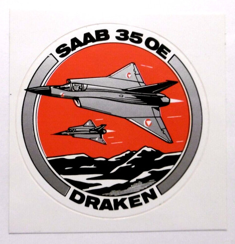 Werbe aufkleber saab oe - saab, 35