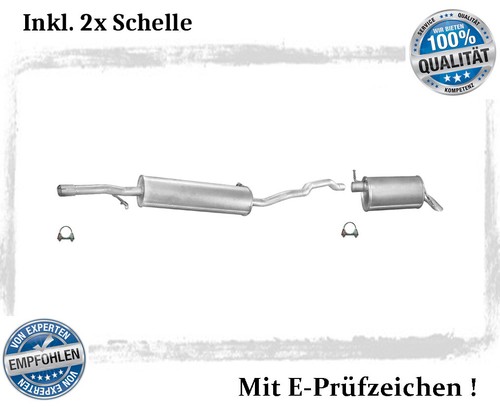 Auspuffanlage für sharan - für,