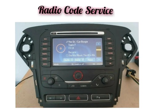 Ford radio pin code service - radio,
