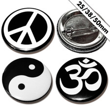 Peace / Yin Yang / Om Buttons