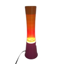 FISURA Lavalampe in Rosa-Orange-Verlauf. Rosa Basis Glas Verlauf - Unvollständig