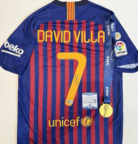 David villa handsigniert - villa, fc