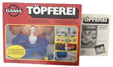 Töpfer Set Töpferei von GAMA u.a. Töpferscheibe mit Motor aus 1991 #1203
