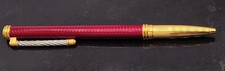 Kugelschreiber von Philippe Charriol  Gold/Emaillierte Rot ( Gut Erhalten)