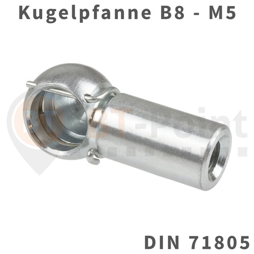 Kugelpfanne stahl verzinkt - stahl,