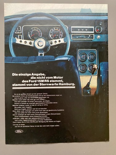 Ford 15m oldtimer cockpit - ford,