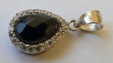 Anhänger 925 silber schwarzer - silber,