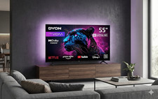 55" 4K UHD Smart TV VIDAA Triple Tuner Sprachsteuerung Netflix Prime Hotelmodus